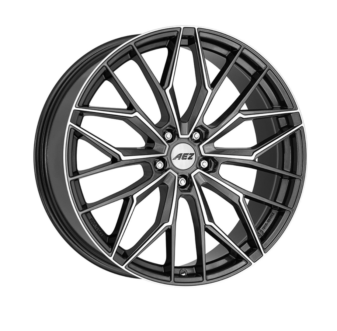 AEZ PORTO DARK 19X8 ET50 5X108 GUNMETAL POLISHED