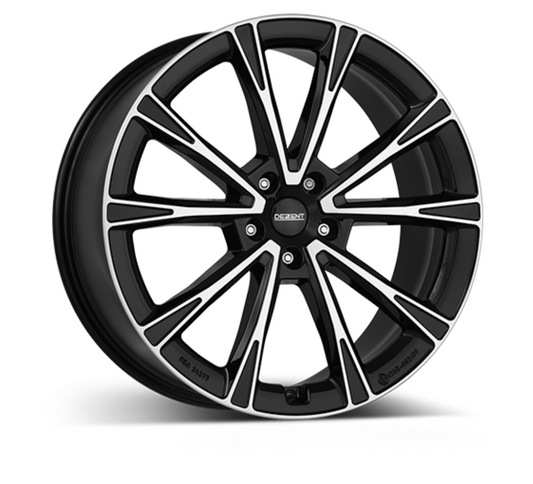 DEZENT AR DARK 20X8 ET50 5X114.3 BLACK POLISHED